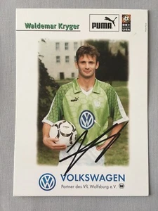 WALDEMAR KRYGER VFL Wolfsburg signed Autogrammkarte 10 x 15  - Picture 1 of 1