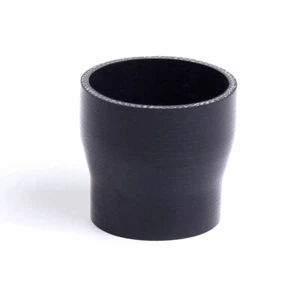 Silicone Hose Reducer Turbo Coupler 2 3/8"-3" in Black 70-76mm Straight ZAP - Bild 1 von 11