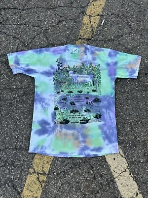 Camiseta De Colección 1990 Legalize Weed Marihuana Rally Rave Hippy Tye Dye Talla Grande   Foto 1 de 4