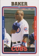 2005 Topps #272 Dusty Baker Chicago Cubs Manager Baseball Card