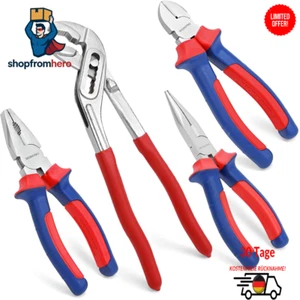 pliers set household pliers set combination pliers long nose pliers side cutt... - Bild 1 von 10