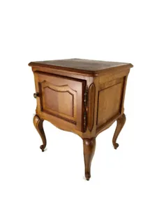 Nightstand End table Dresser 50s Wood Vanity Cabinets Louis XVI style Louis XV M - Picture 1 of 11