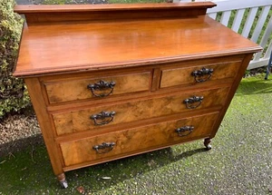 19th Century Two Over Two Drawer Victorian Dresser - Picture 1 of 13