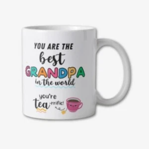 You Are the Best Grandpa in the World Coffee Mug 11oz - Gift for Grandfather - Picture 1 of 3