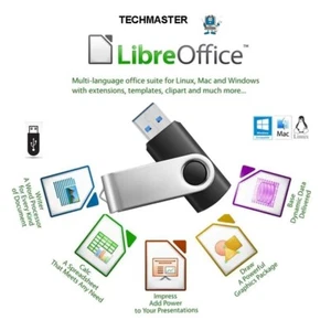 Libre Office Suite New 2025 Word Processor Database Spreadsheet Win Mac Linux - Picture 1 of 7