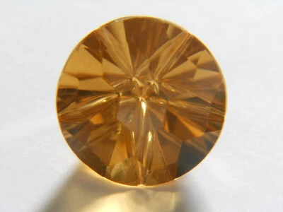 Citrine Starburst Cut 9.06 cts, USA 20 Year Vendor, German - Image 1 of 4
