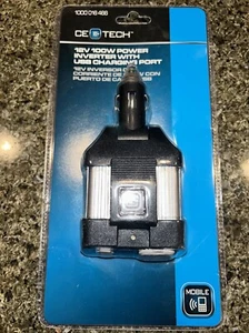 CE Tech 12V 100 Watt Power Inverter with USB Charging Port New Sealed C01 - Picture 1 of 2