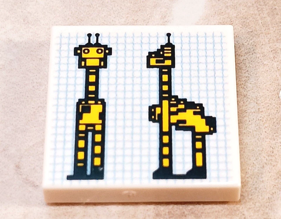New LEGO Giraffe Drafting Page Paper Printed 2x2 ZOO Design Master Builder - Image 1 of 1