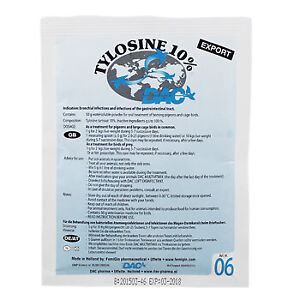 New ListingDac Tylosin 10% (bronchial infections). Pigeon and Birds products