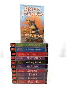 Redwall paperback book lot By Brian Jacques Vol. 2-3, 8-10, 12-17 lot of 11 - Picture 1 of 18