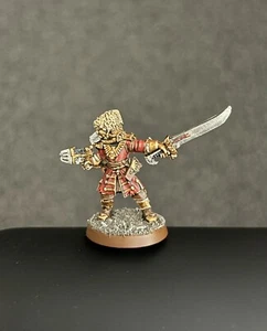 warhammer 40k vostroyan firstborn Officer Commander With Sword Painted - Picture 1 of 2