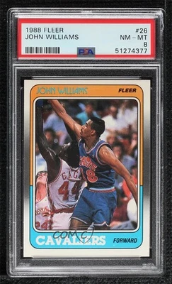 Fleer John Williams Hot Rod Williams 1988-89 #26 PSA 8 Foto 1 de 2
