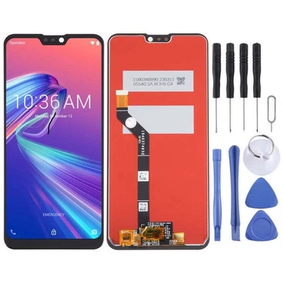 Black LCD Display Touch Screen Digitizer For Asus Zenfone Max Pro (M2) ZB631KL - Image 1 of 4