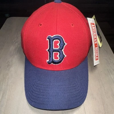 VTG NWT Boston Red Sox Cooperstown Collection American Needle Fitted Hat 7 1/8 - Image 1 of 4