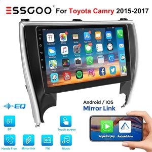 10" Car Stereo Radio For Toyota Camry 2015-2017 Android 14.0 GPS Navi Carplay BT - Picture 1 of 12