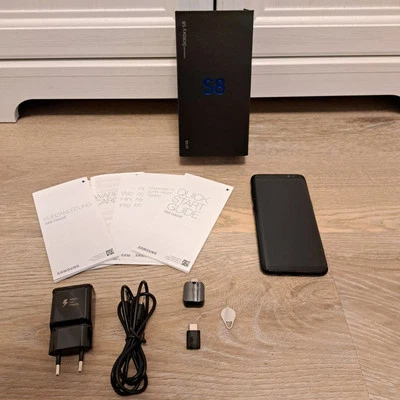 Samsung Galaxy S8 - 64GB - Midnight Black  SMARTPHONE SM-G950F (Unlocked)  TOP - Bild 1 von 4