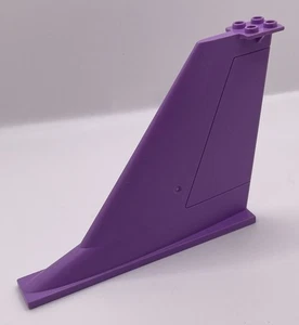 LEGO City Friends Rare Purple Passenger Plane Tail Airline Replacement Piece - Picture 1 of 8