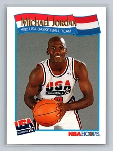 Michael Jordan 1991-92 Hoops #579 USA HOF Legend Bulls - Picture 1 of 2