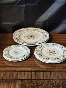 Royal Doulton Provencal 3 Dinner 4Salad 3 Tea Plate 10 Piece Plate Set  - Picture 1 of 12