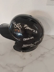 autographed baseball batting helmet - Picture 1 of 9