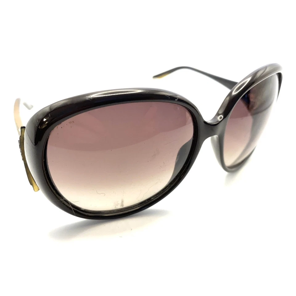 Gafas de sol Christian Dior marrón de gran tamaño mariposa lentes marrones diseñador italiano Foto 1 de 4