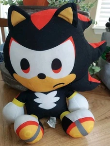 Peluche Sonic The Hedgehog 11 pollici ombra testa grande moderna fabbrica di giocattoli Sega 2021 - Foto 1 di 9