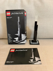 LEGO Architecture Sears Tower (21000) 100% COMPLETE w Box and Manual