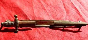 Used 1 bar or tie pin sword shape 8.5 cm metal No.771/14 - Picture 1 of 4
