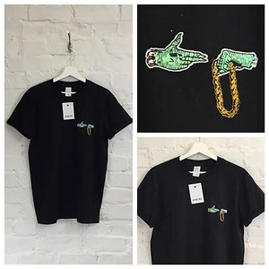 Actual Fact Run The Jewels Embroidered Black Hip Hop Tee T-shirt - Picture 1 of 3