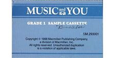 Music and You Sample Cassette Grade 1 ~ Children ~ Cassette ~ Good