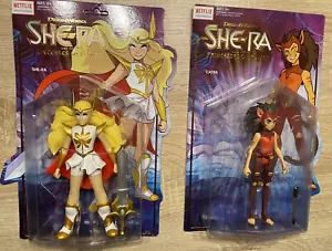 Super7 Netflix MOTU Battle of Etheria SHE-RA CATRA Limited SDCC Figures - Picture 1 of 8