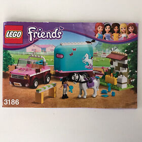 Lego Friends 3186 Instruction Manual Booklet ONLY…NO Bricks Only Paper