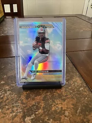 CJ Stroud 2022 Upper Deck Goodwin Champions "SKY" 58/99 Prizm Holofoil #GP-CJ - Image 1 of 2