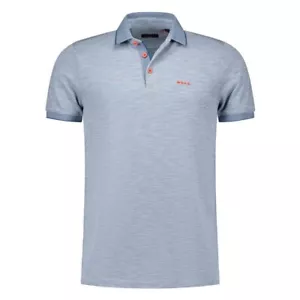 New Zealand Auckland NZA Herren Poloshirt Corbin blau 25CN151 1669 - Picture 1 of 4