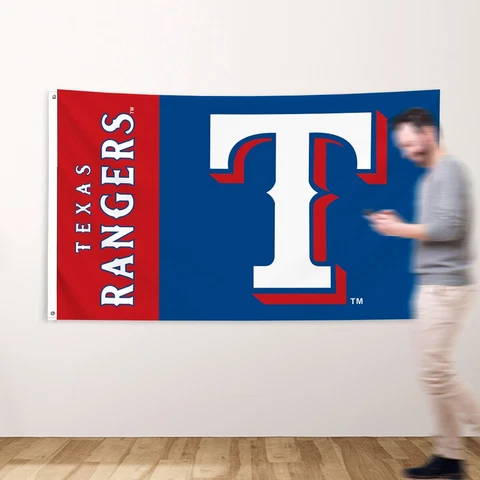 Texas Rangers 3x5 ft Flag Banner MLB Baseball w Grommets Champions FREE SHIPPING Cover
