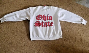Vintage 70's  Ohio State Buckeyes Sweatshirt~ Medium ~Gothic Script~ FREE SHIP~ - Picture 1 of 7