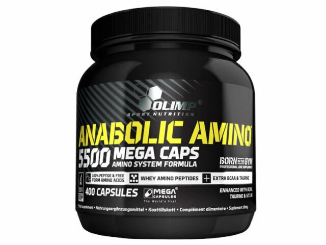 Olimp Anabolic Amino 5500 Mega Caps Aminosäuren 400 Kapseln