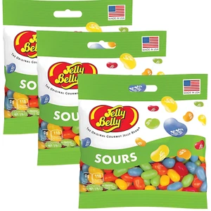 Jelly Belly Sours Gourmet Jelly Beans 3 Bags Sour Apple Cherry Lemon Orange Grap - Picture 1 of 2