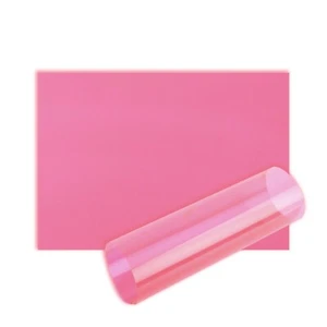 Hojas de película de acetato rosa A4 plástico transparente artesanal transparente OHP - Imagen 1 de 14