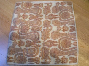 Pottery Barn EURO SHAM WOOL BLEND PAISLEY APPLIQUE - Picture 1 of 4