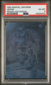 Venom Promo PSA 6 Hologram 1992 Impel Marvel Universe - Picture 1 of 3