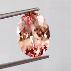15 Ct Certified Oval Cut Natural Flawless Padparadscha Sapphire Loose Gemstone
