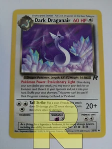 Dark Dragonair ® Rocket 33/82 ® Non Comune ® Pokemon ® Inglese ® EX - Imagen 1 de 5
