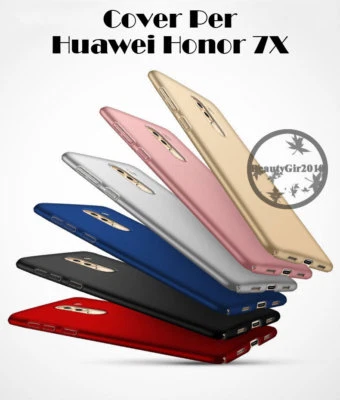 Cover case custodia per Huawei Honor 7X rigido COPERTURA Bordo - Immagine 1 di 4