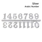 Quartz Clock Parts Roman Numerals Arabic Number Clock Numerals Accessories