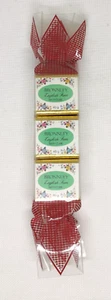 BRONNLEY English Fern Vintage Bath Cubes Set of 3 in a Christmas Cracker Package - Picture 1 of 10