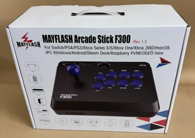 Mayflash Arcade Fight Stick F300 Multi-Platform Video Game Accessory FAST P/P - Image 1 of 3