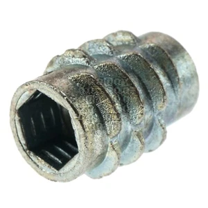 Sujetador Midwest 6702104 #8-32 inserto de madera roscada de accionamiento hexagonal - Imagen 1 de 8
