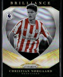 2021-22 Panini Prizm Premier League Christian Norgaard Brilliance Prizms Silver - Picture 1 of 2