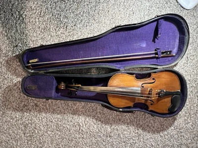 Antique Suzuki Trademark Violin w/ Case. Made in Nippon 1891-1921. Japan - Image 1 of 4